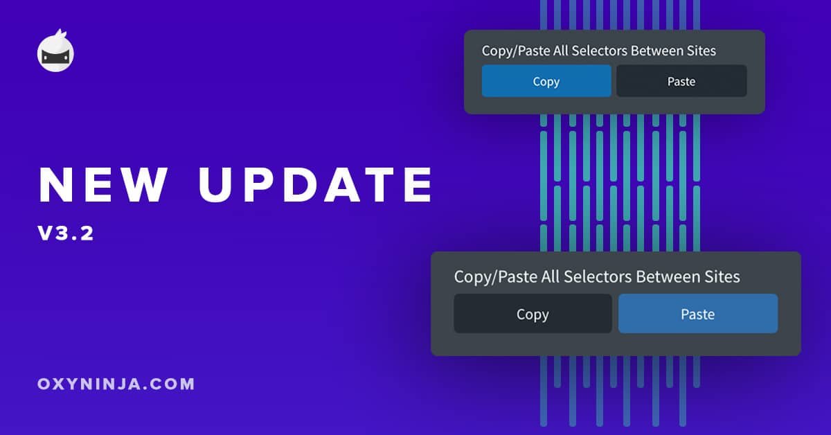 OxyNinja Update 3.2 - Migrate Selectors Between Sites